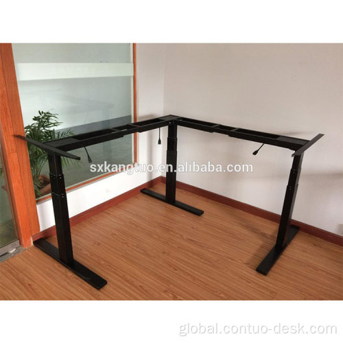 Adjustable Tables Contuo Hotsale Adjustable Standing Desk Electric Laptop Computer Sit Stand Metal Liftup Rasing Office Desk for Work Factory